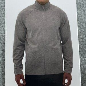 Bench Urbanwear Full-Zip Mens Jacket Medium Moisture-Wicking Light Gray a0117